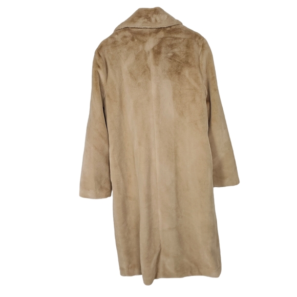 Reformation Hank Teddy Coat Tan Long Double Breasted New With Tags Size … - Picture 5 of 10